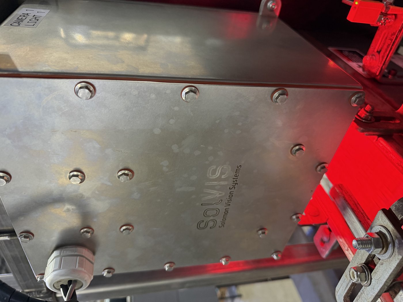Removable camera and lighting mount designed and built by SolVIS