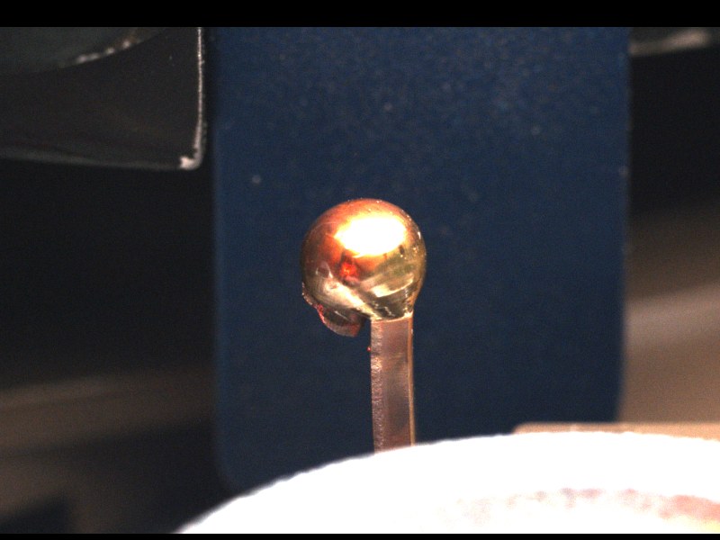 A weld bead that has formed off-centre and overhangs the lead